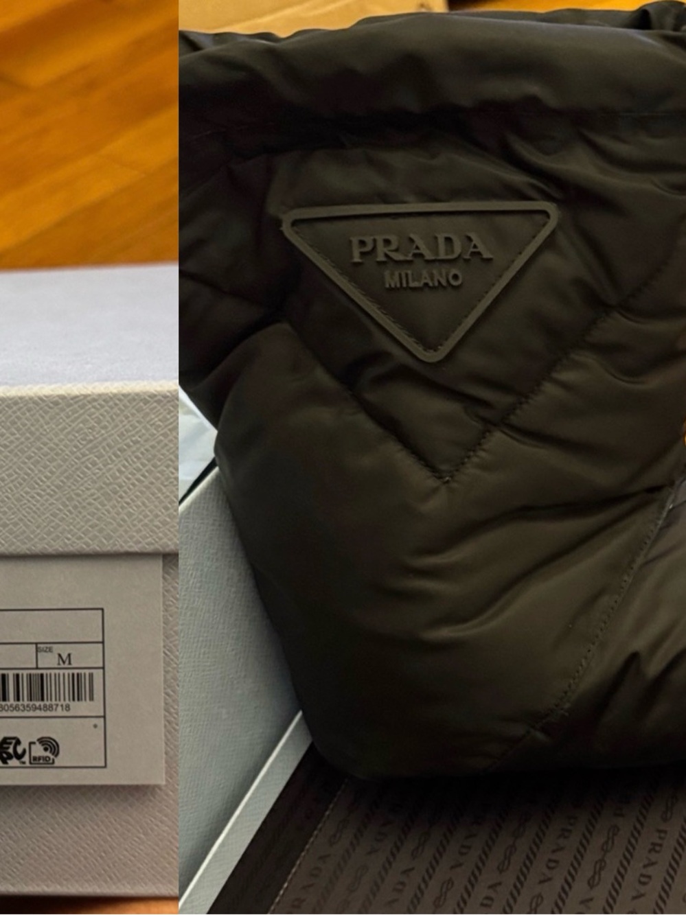 BNWB , very unique.  Bought overseas , Milano Logo Box with Black Emblem